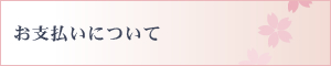 お支払いについて